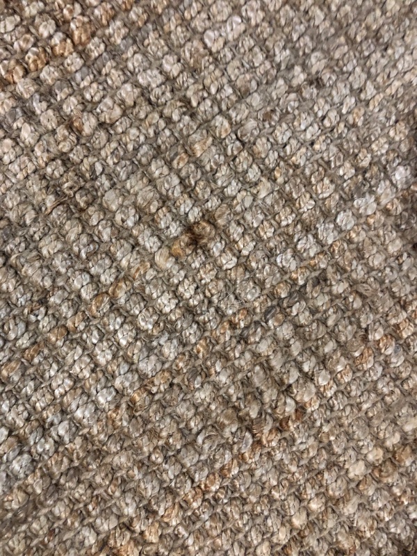 Photo 4 of ***USED - DIRTY - NO PACKAGING - SEE PICTURES***
nuLOOM 6x9 Daniela Jute Tassel Hand Woven Area Rug, Natural, Solid Chunky Farmhouse Design, Natural Fiber, For Bedroom, Dining Room, Living Room, Hallway, Office, Entryway