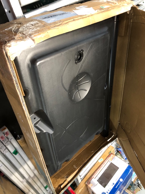 Photo 1 of ***USED - INCOMPLETE - SEE COMMENTS***
Sweetcrispy Outdoor Portable Basketball Hoop Goal Court System 4.2-10ft Adjustable Height 44 Inch Shatterproof Backboard Fillable Base with 2 Wheels for Kids Youth and Adults in Backyard Driveway