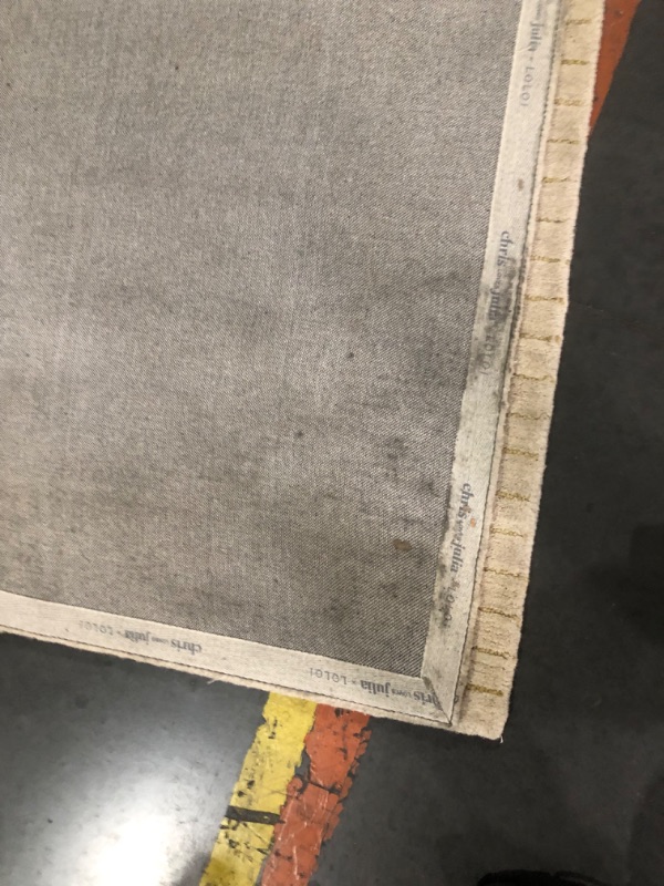 Photo 1 of **DIRTY HAS STAINS NEEDS CLEANED**TRUCK / TRAILER PICK UP ONLY**
Loloi Chris Loves Julia Henry Collection HEY-01 Beige/Wheat 8'-6" x 11'-6", .50" Pile Height, Area Rug