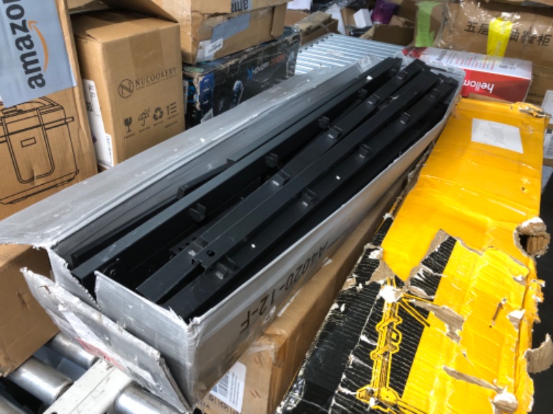 Photo 1 of ***USED - PREVIOUSLY OPENED - LIKELY MISSING PARTS***
Metal Bed Frame,Full Size Bed Frame with Storage Space,Heavy Duty Sturdy Mattress Foundation,Easy Assembly,No Box Spring Needed, Black,12 Inch,Full