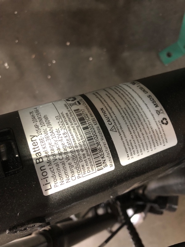 Photo 1 of ***USED - INCOMPLETE - NO PACKAGING***
Hover-1 Instinct Electric Bike with 350W Motor, 15 mph Max Speed, 26” Tires, and 40 Miles of Range E-Bike