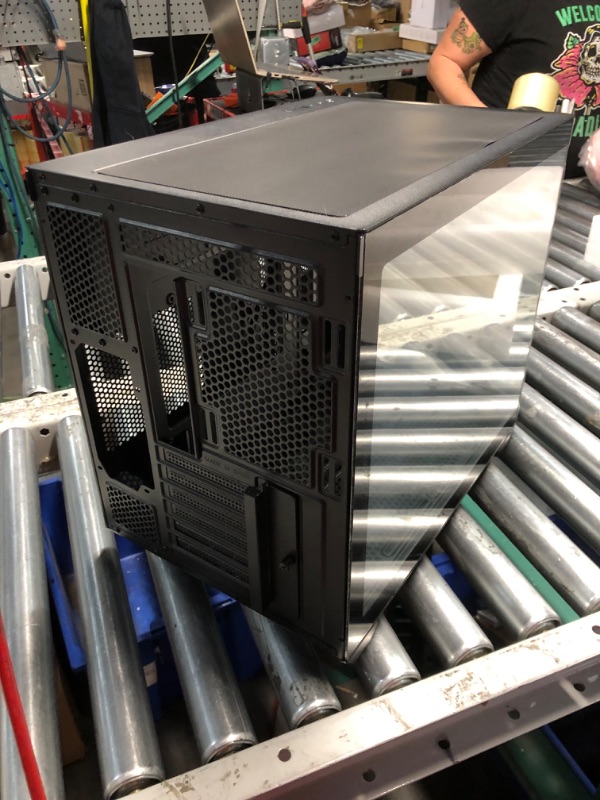 Photo 1 of SZSKYING Sea View Computer Gaming PC Case for ATX Motherboard,Type C, ATX Tower Case Support 9PCS RGB Cooling Fans,PC ATX Case Front Panel with RGB Light,CMSVIB,Mid Tower PC Case Black