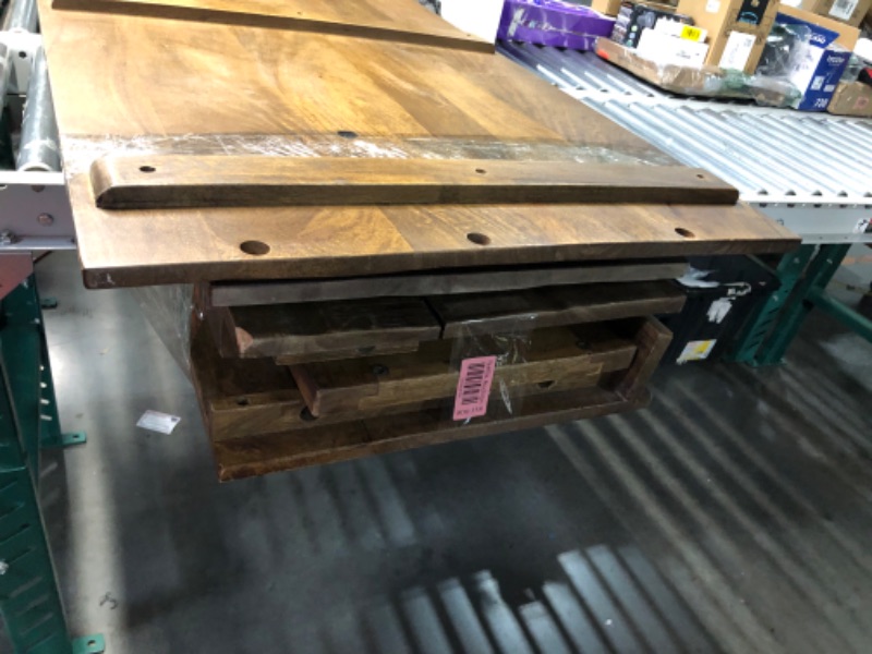 Photo 1 of ***INCOMPLETE - NO PACKAGING - MISSING PARTS - SEE COMMENTS***
Signature Design by Ashley Garrettville Vintage Distressed Solid Wood Entryway Storage Bench, Brown