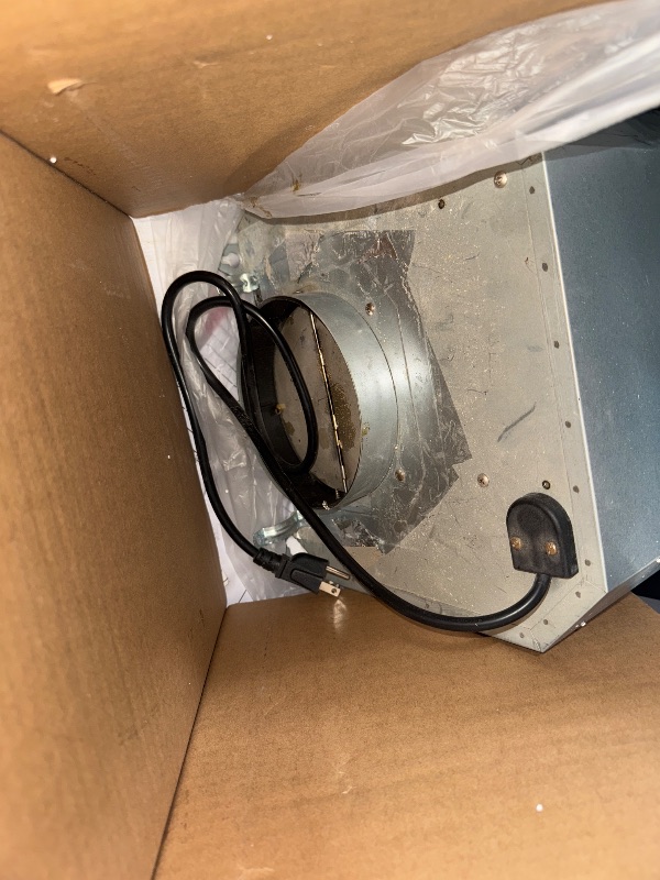 Photo 1 of ***(PARTS ONLY/ NON REFUNDABLE/ NO RETURNS OR REFUNDS)***
COMFEE' CVG30W8AST 30 Inches Ducted Wall Mount Vent Range Hood with 450 CFM 3 Speed Exhaust Fan, Baffle Filters, Curved Glass, 2 LED Lights, Convertible to Ductless, Stainless Steel
