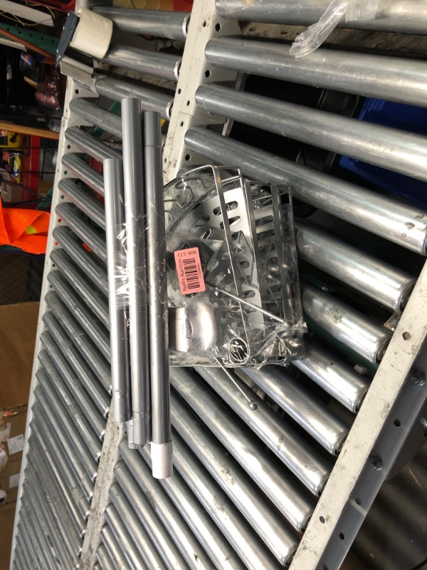 Photo 1 of ***NO PACKAGING***
Silver Metal Shower Corner Caddy, 3 Tier