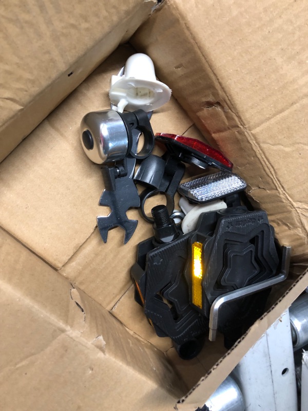 Photo 1 of ***DAMAGED - FRONT WHEEL AND FRONT FORK BENT - WON'T ATTACH - PREVIOUSLY OPENED - PARTS LIKELY MISSING - SEE PICTURES***
JOYSTAR 20 Inch Kids Bike for Age 7-10 Years Boys, Kids Bicycle with Training Wheels & Coaster Brake, Children Bike, Blue