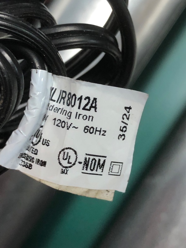 Photo 1 of ***USED - LIGHTS UP WHEN PLUGGED IN - UNABLE TO TEST FURTHER - SEE PICTURES***
Weller 80W/120V Soldering Iron, LED Halo Ring - WLIR8012A