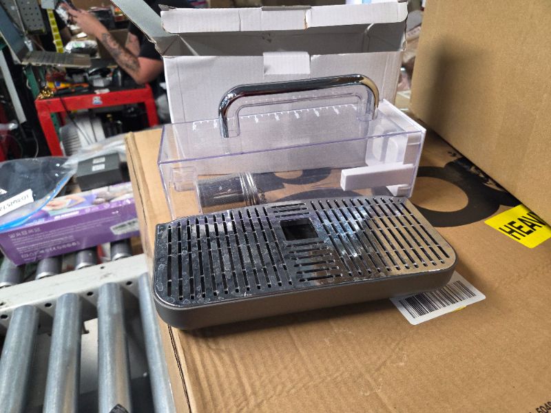 Photo 1 of ***HEAVILY USED - DIRTY - POWERS ON - UNABLE TO TEST FURTHER - LIKELY MISSING PARTS - SEE PICTURES***
8-Stage Countertop Reverse Osmosis System, UVC & Alkaline Countertop Water Filter Hot and Cold, Hidden Carafe Design Countertop RO System NSF 58 & 372 Ce