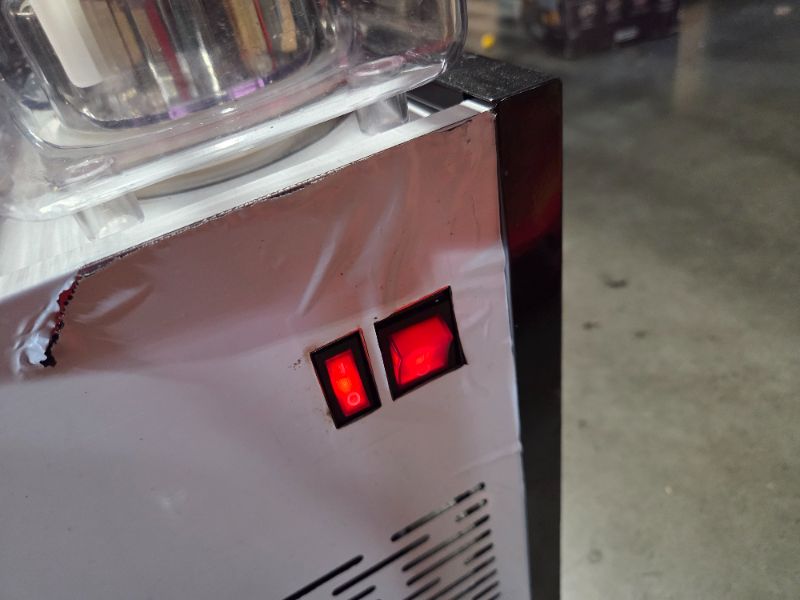 Photo 1 of ***NONREFUNDABLE - MAJOR DAMAGE - SEE COMMENTS***
VEVOR Commercial Beverage Dispenser, 3 Tanks 10 L / 10.6 QT Per Tank Juice Dispenser, 440W Stainless Steel Ice Tea Drink Machine with 45°F-54°F Cooling Temperature, for Cold Drink Restaurant Bar Party