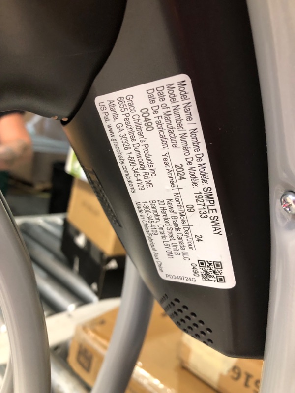 Photo 1 of ***INCOMPLETE - MISSING NUMEROUS PARTS - NO PACKAGING - SEE PICTURES***
Graco Simple Sway Swing