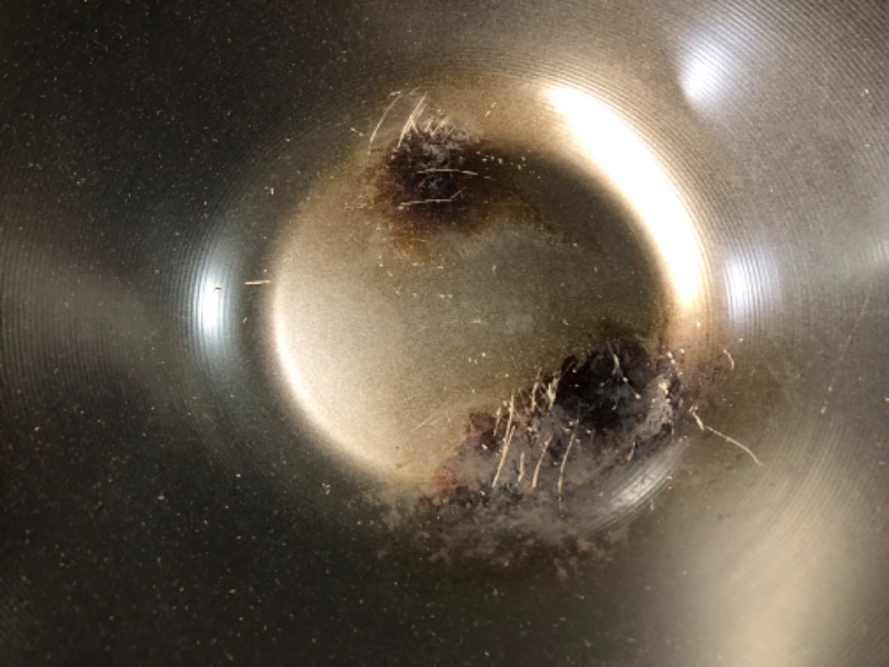 Photo 1 of ***HEAVILY USED AND DIRTY - SEE PICTURES***
Kenmore Hammond Flat Bottom Carbon Steel Wok, 14-Inch, Black