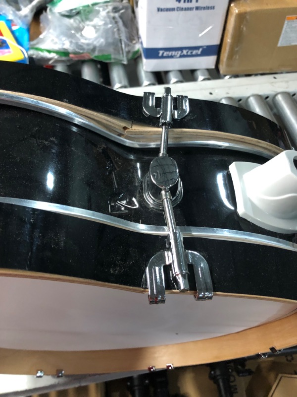 Photo 6 of ***USED - DAMAGED - LIKELY MISSING PARTS - SEE PICTURES***
Fesley Electric Drum Set with Independent Kick Snare Drum HiHat Cymbal: Real Sample Sound Source, Bluetooth Electronic Drum Set with Dual Zone Mesh Drum Pad, Three Zone Cymbal Full Size Adult Drum