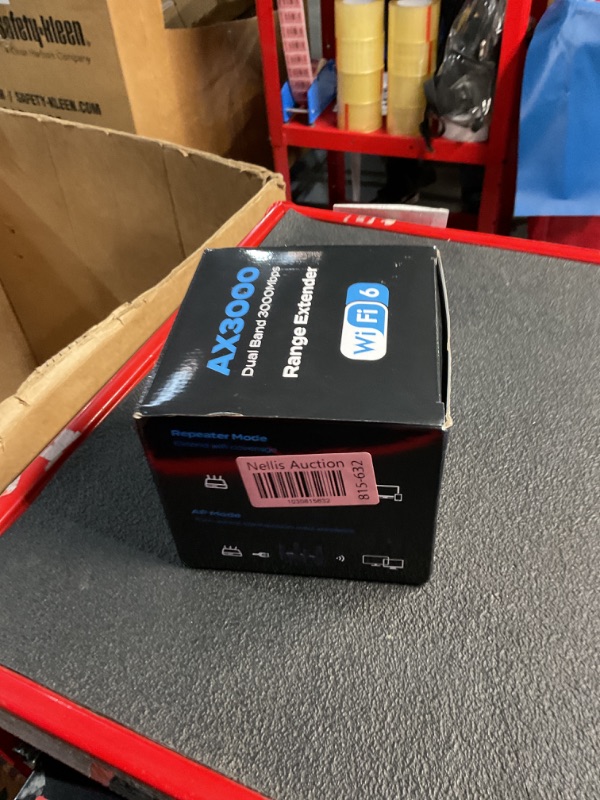 Photo 1 of 2025 AX3000 WiFi 6 Range Extender, WiFi Extender Signal Booster with Gigabit Ethernet Port, Dual Band (2.4G&5.8G) WiFi Repeater Cover up to 13888sp.ft, Faster Speed and Wider Cover, Quick Setup