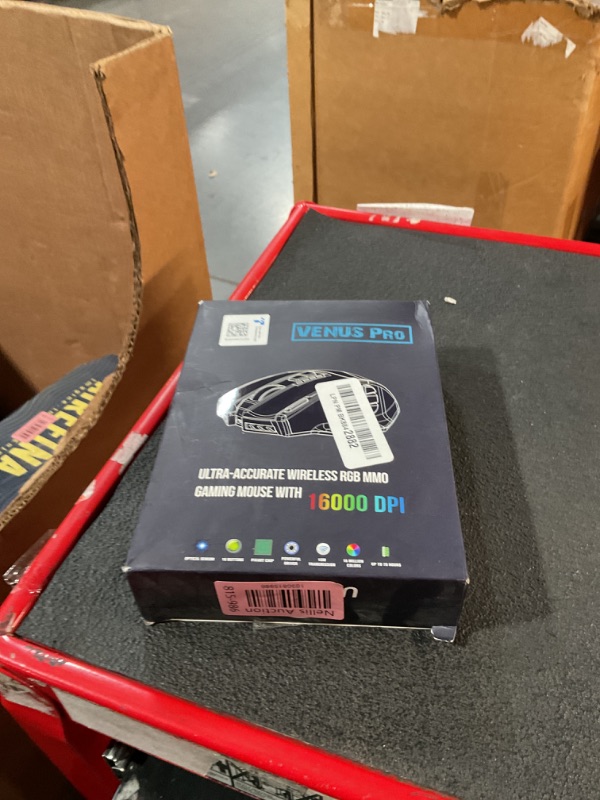 Photo 1 of UtechSmart Venus Pro RGB Wireless MMO Gaming Mouse, 16,000 DPI Optical Sensor, 2.4 GHz Transmission Technology, Ergonomic Design, 16M Chroma RGB Lighting, 16 programmable Buttons, Up to 70 Hours