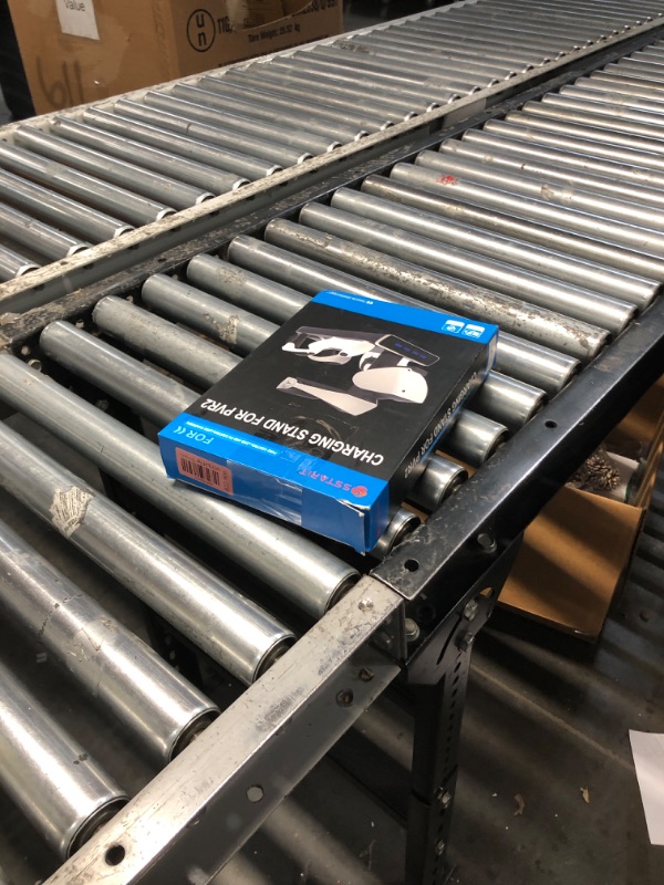 Photo 1 of 3-in-1 Controller Charging Dock for PSVR2 and PS5, VR Stand Display with LED Light, PS5 VR2 Storage Base Gaming Accessories, 4 Magnetic Clasp & Type-C Cable