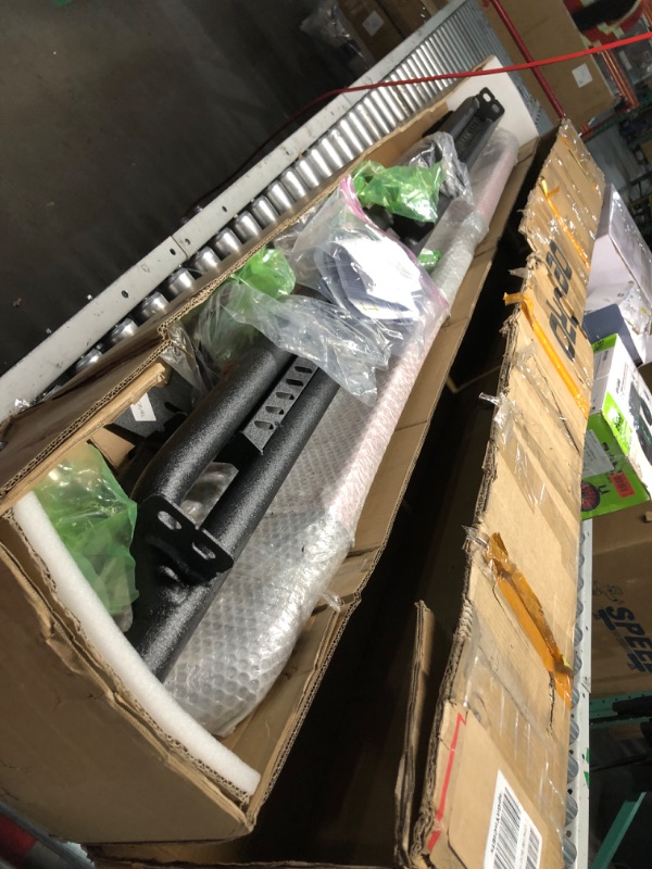 Photo 4 of ***USED - PREVIOUSLY OPENED - LIKELY MISSING PARTS***
OEDRO 6 inch Running Boards Compatible with 2009-2018 Dodge Ram 1500 Crew Cab, 2019-2024 1500 Classic, 2010-2024 2500/3500, Bolt-on Side Steps with Paintable Step Plates, Black and Red Nerf Bar