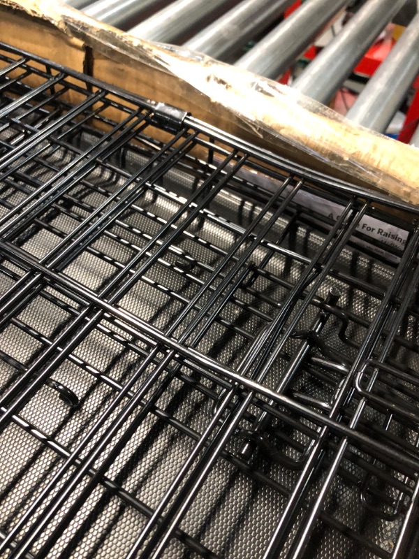 Photo 5 of ***USED - MAJOR DAMAGE - SEE PICTURES - UNABLE TO VERIFY FUNCTIONALITY***
Midwest  Icrate Single Door Folding Dog Crate, Large, 42"L x 28"W x 30"H