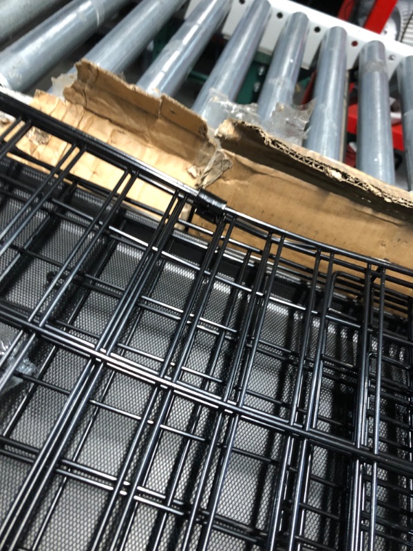 Photo 4 of ***USED - MAJOR DAMAGE - SEE PICTURES - UNABLE TO VERIFY FUNCTIONALITY***
Midwest  Icrate Single Door Folding Dog Crate, Large, 42"L x 28"W x 30"H