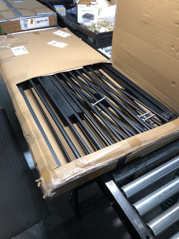 Photo 1 of ***USED - LIKELY MISSING PARTS - UNABLE TO VERIFY FUNCTIONALITY***
Lumizone Extra Tall Cat Gate 61.02" High Pressure Mounted Extra Wide 59.25"-63.38" (17Sizes) 1.37" Gap No Drilling Auto-Close Tall Pet Gate for Dogs (Black, 59.25"-63.38"/150.5-160.5cm)