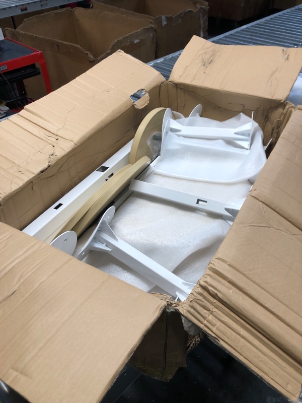 Photo 1 of Quzzil 6 Tier Christmas Tree Display Stand Shelf, 5.9 ft Christmas Village Display Wooden Ladder Bookshelf Storage Shelving Bookcase with Snow Blanket for Home Bedroom Living Room Office