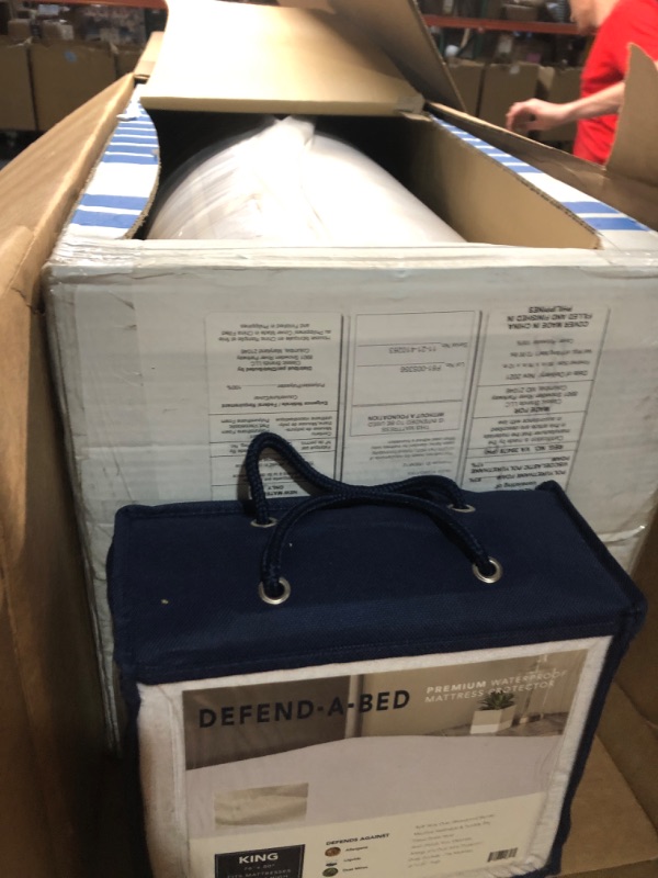 Photo 1 of Vibe Gel Memory Foam 12-Inch Mattress with Bonus Mattress Protector| CertiPUR-US Certified | Bed-in-a-Box, King
