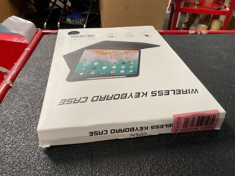 Photo 1 of OPAKIT Keyboard Case for iPad 9th Generation-10.2 inch - 7 Colors Backlit Wireless Detachable Folio Keyboard Cover with Upper Pencil Holder for iPad 8th/7th Gen/iPad Pro 10.5"/iPad Air 3rd Gen - Black