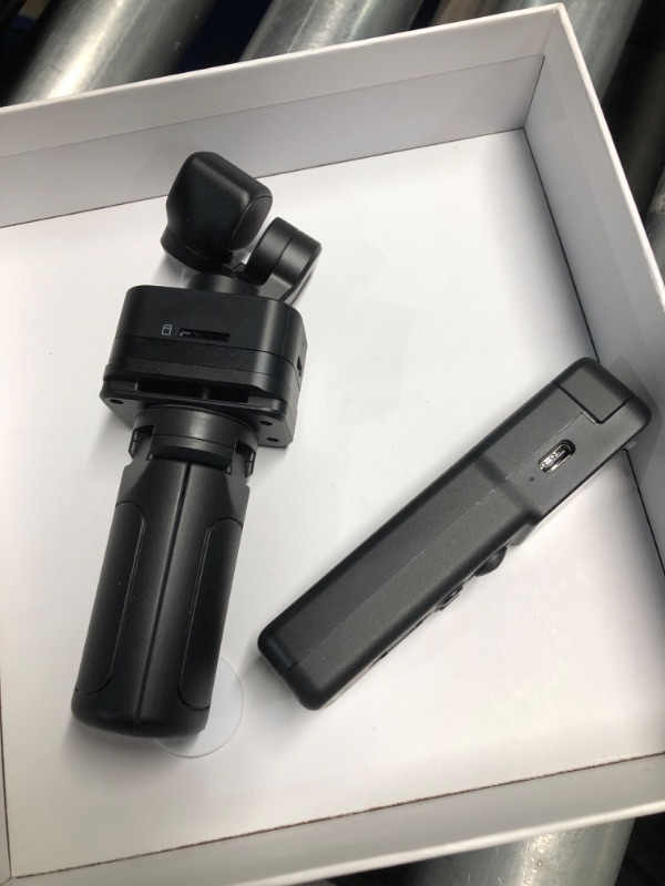 Photo 1 of Feiyu Pocket 3 Combo:Remote Handle&Camera - Gimbal with 4K Camera 3 Axis Stabilizer,Cordless Detachable Designed,Magnetic,AI Tracking,for Car/Travel/Pets,YouTube Portable Video Pocket Camera 0.35lb