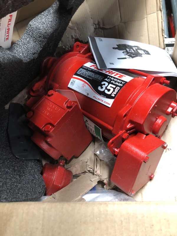 Photo 1 of Fill-Rite FR313V 115V/230V 35 GPM Fuel Transfer Pump w/AST Remote
