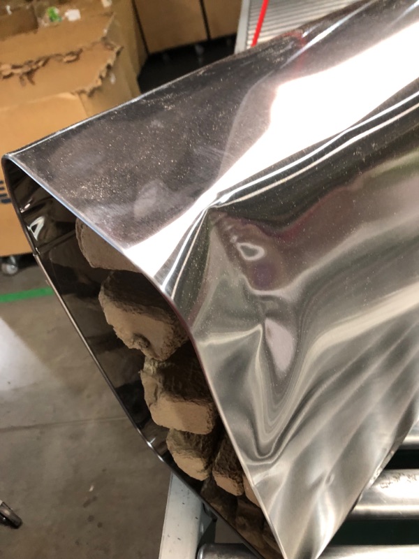 Photo 6 of ***NONREFUNDABLE - MAJOR DAMAGE - SEE COMMENTS***
NINESTARS DZT-50-28SL Original Touchless Automatic Motion Sensor Trach Can, 13 Gal SL, Silver Trim