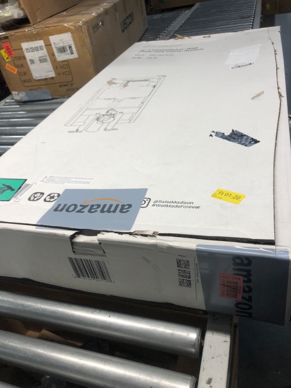 Photo 1 of ***USED - LIKELY MISSING PARTS - UNABLE TO VERIFY FUNCTIONALITY***
Swiss Madison Well Made Forever SM-WC424 Toilet Tank Carrier, For 2 x 4 Residential Studs, White