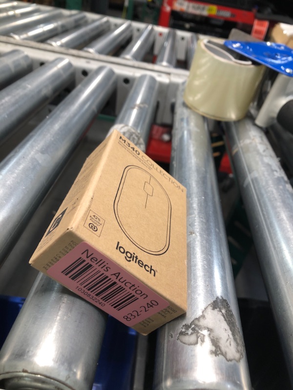 Photo 1 of Logitech M340 Wireless Mouse with Limited Edition Prints, USB Receiver and Silent Clicks, Portable Wireless Mouse for Laptop, PC, Windows, Chrome, Surface – Floral Leaves