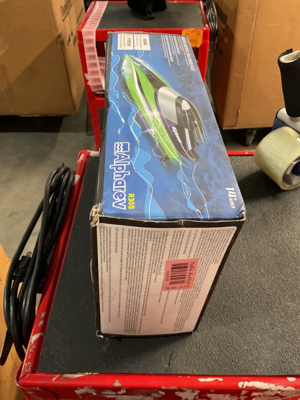 Photo 2 of ***(PARTS ONLY/ NON FUNCTIONAL/ NO RETURNS OR REFUNDS)***
ALPHAREV RC Boat - R308 32+ KPH Fast Remote Control Boat for Pool & Lake with Portable Suitcase, 2.4GHz Racing RC Boats for Adults & Kids, Summer Water Toy Gifts for Boys & Girls