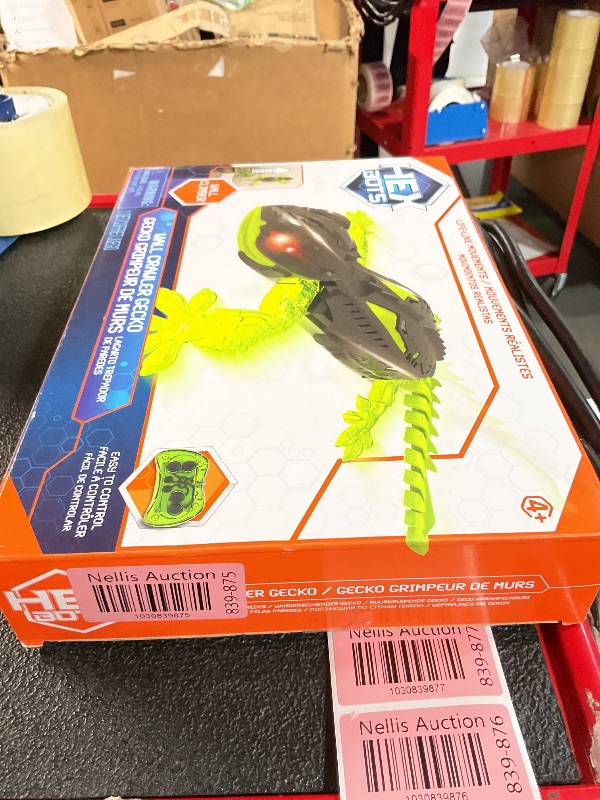 Photo 1 of HEX BOTS Wall Crawler Gecko, Rechargeable Remote Control Robot Kids Toys, Climbs up Walls for Prank Toys & Games, RC Robot Toys for Boys & Girls Ages 4 & Up