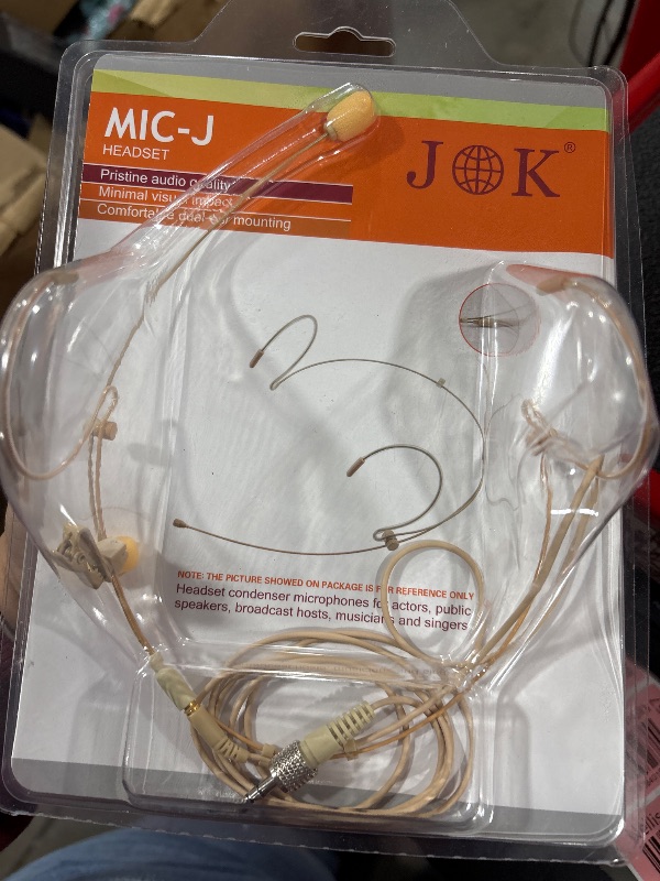 Photo 2 of Professional Headset/Headworn Microphone JK MIC-J 071S Compatible with Sennheiser Wireless System - Omnidirectional Mic - Super Lightweight & Creative Design & Smallest Cartridge