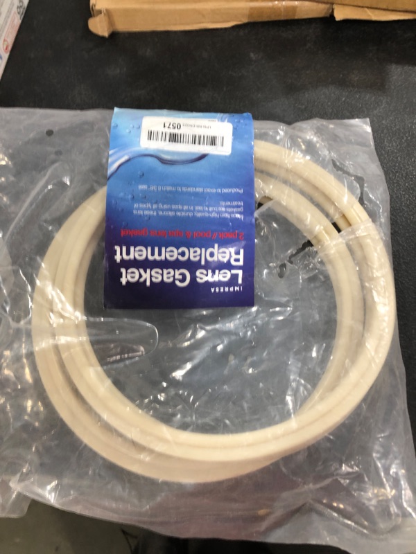 Photo 1 of [2 Pack] Impresa Light Lens Gasket for Pentair 8 3/8" 79101600Z - Exact Replacement for IntelliBrite Lights, for AmeriLite Lights and for Sam AmerLite Lights in Pools and Spas