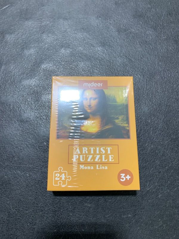 Photo 2 of YOGEON 24 Pieces Da Vinci Mona Lisa Puzzle, Toddler Artist Puzzles for Kids Ages 3-5,4-6 Easy-an Intellectual Decompression Entertainment Game and Preschool Educational Learning Toys