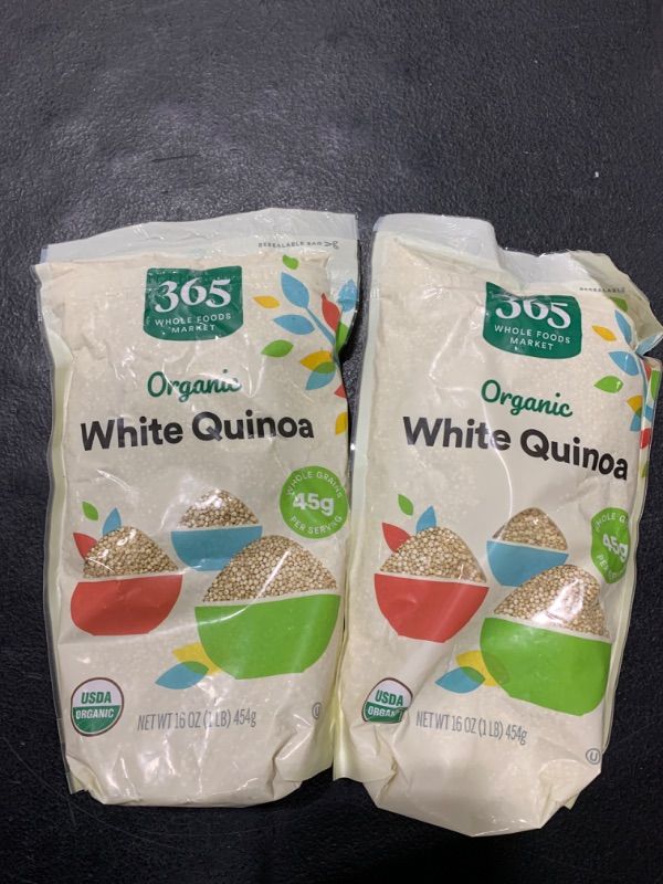 Photo 2 of 2 PACK - 365 by Whole Foods Market, Organic White Quinoa, 16 Ounce - BBD 03 OCT 2024