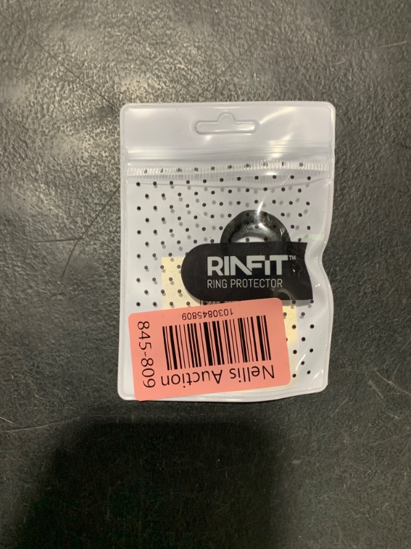 Photo 2 of Rinfit Silicone Ring Protector Compatible with Oura Ring - Smart Ring Cover - StyleFit U.S. Design Patent - Black, Size 8