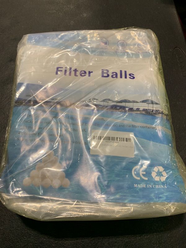 Photo 2 of 1.5Lb Pool Filter Balls Pool Filter Media for Swimming Pool Sand Filters (Equals 50 lbs Pool Filter Sand)