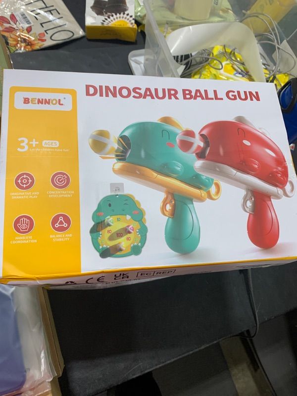 Photo 2 of Bennol Outdoor Toys Gifts for 3 4 5 6 Year Old Boys Kids, Dinosaur Outdoor Games Dart Board Toys for Kids Ages 3-5 6-8, Birthday for 3 4 5 6 Year Old Boys Kids