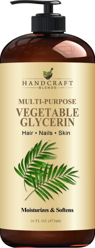 Photo 1 of * PUMP NOT INCLUDED * Handcraft Blends Vegetable Glycerin/Glycerine - 16 Fl Oz - 100% Pure and Natural - Premium Grade Hair and Body Oil - Massage Oil - for DIY Blends