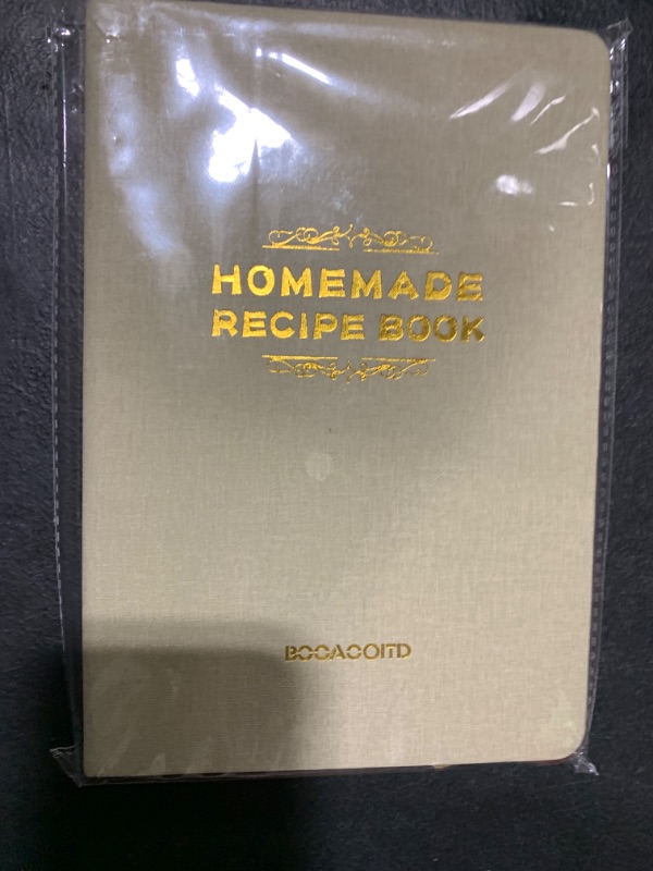 Photo 2 of BOOAOOITD The Perfect Recipe Notebook To Write In Your Own Recipes - Aesthetic Blank Recipe Book with Waterproof Cover - Simplified Blank Cookbook to Organize Your Recipes