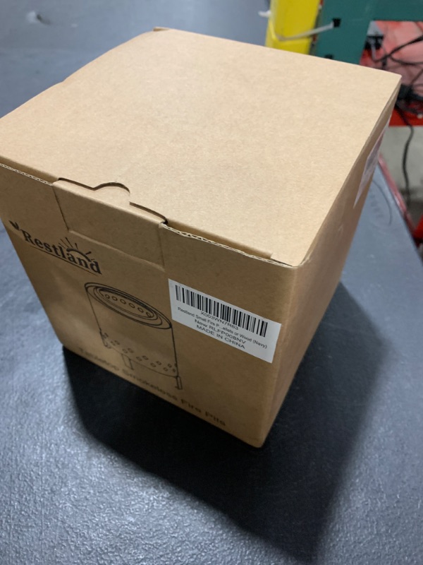 Photo 1 of Tabletop Fire Pit with Stand, Portable Smokeless Table Fire Pit for Camping Barbecue, Stainless Steel Small Fire Pits for Patio Outdoor, Fueled by Pellets or Wood,7.28 x 5.5 in