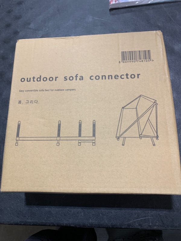 Photo 2 of ?. ???. Outdoor Sofa Connector - Camping cot converts to loveseat Camping Chair - Connector for Folding Tent Camping Cot Bed, Portable Compact for Outdoor Travel, Base Camp, Hiking, Mountaineering