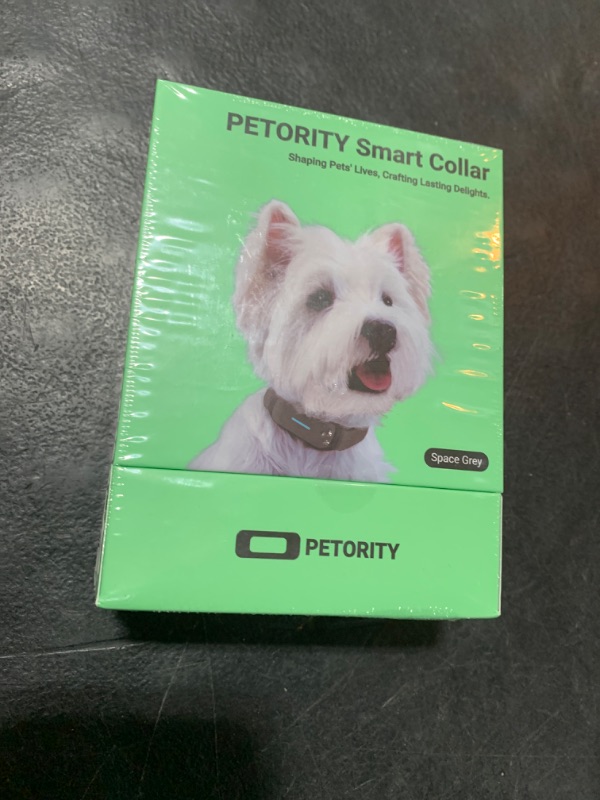 Photo 1 of PETORITY GPS Tracker for Dogs - Wireless Pet Smart Collar with Health Monitor, Waterproof, Escape Alert with Dog Fence, No SIM Card and Monthly Fees.(S-Space Grey,9.8”~12.6”)