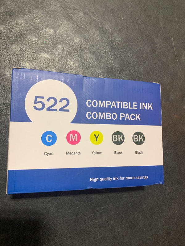 Photo 2 of 522 Ink Refill Bottles (5-Pack) Compatible Ink Cartridge Bottl Replacement for Epson 522, Ink Refill Bottles Compatible for ET-2800 ET-4800 ET-2400 ET-2803 ET-2720 ET-4700 ET-4810 ET-2840 Printer