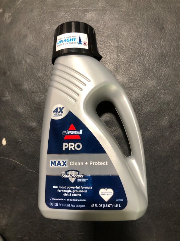 Photo 1 of BISSELL PRO 48 fl oz Max Clean + Protect Upright Carpet Cleaning Formula - 78H63
