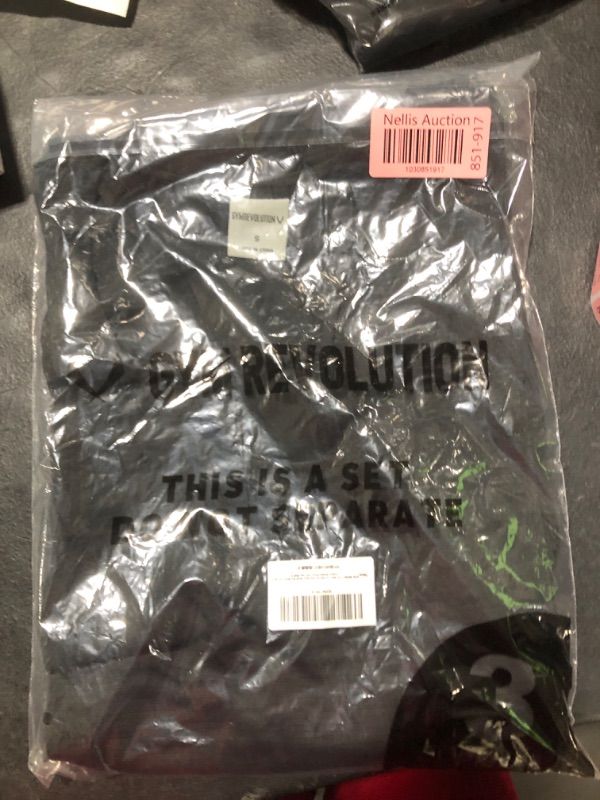 Photo 1 of GYM REVOLUTION Men's 3 Pack Workout Gym Quick Dry Fitness Muscle Stringers Bodybuilding Tank Tops Black S