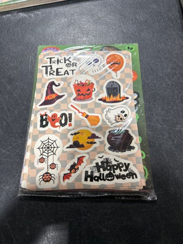 Photo 2 of Halloween Stickers for Kids 56 Sheets,Halloween Crafts Make Your Own Halloween Stickers for Halloween Goodie Bag Fillers Halloween Toys Party Favors Supplies Classroom Prizes Halloween Gifts for Kids
