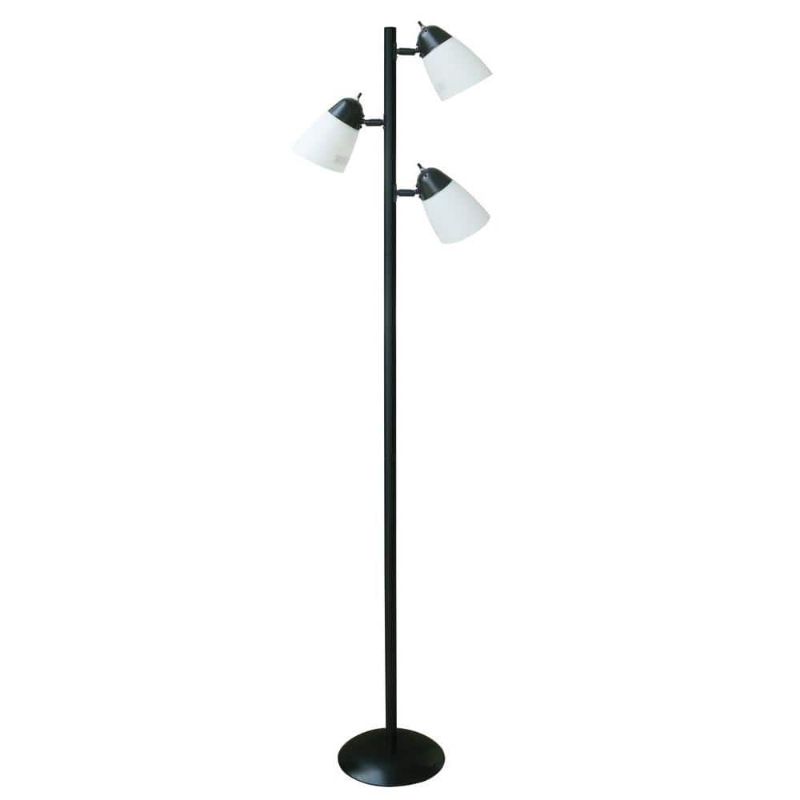 Photo 1 of 1000046387- 64.5 in. Black Track Tree Floor Lamp